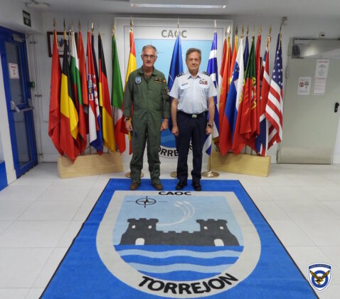 Επίσκεψη Αρχηγού ΓΕΑ στο CAOC Torrejon
