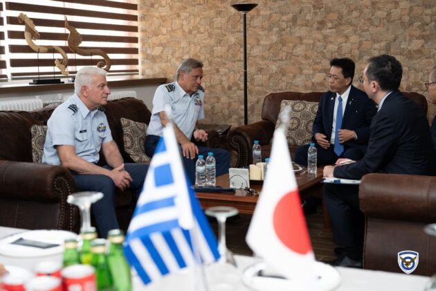 Επίσκεψη του Υφυπουργού Άμυνας της Ιαπωνίας στην Αεροπορική Βάση Ελευσίνας